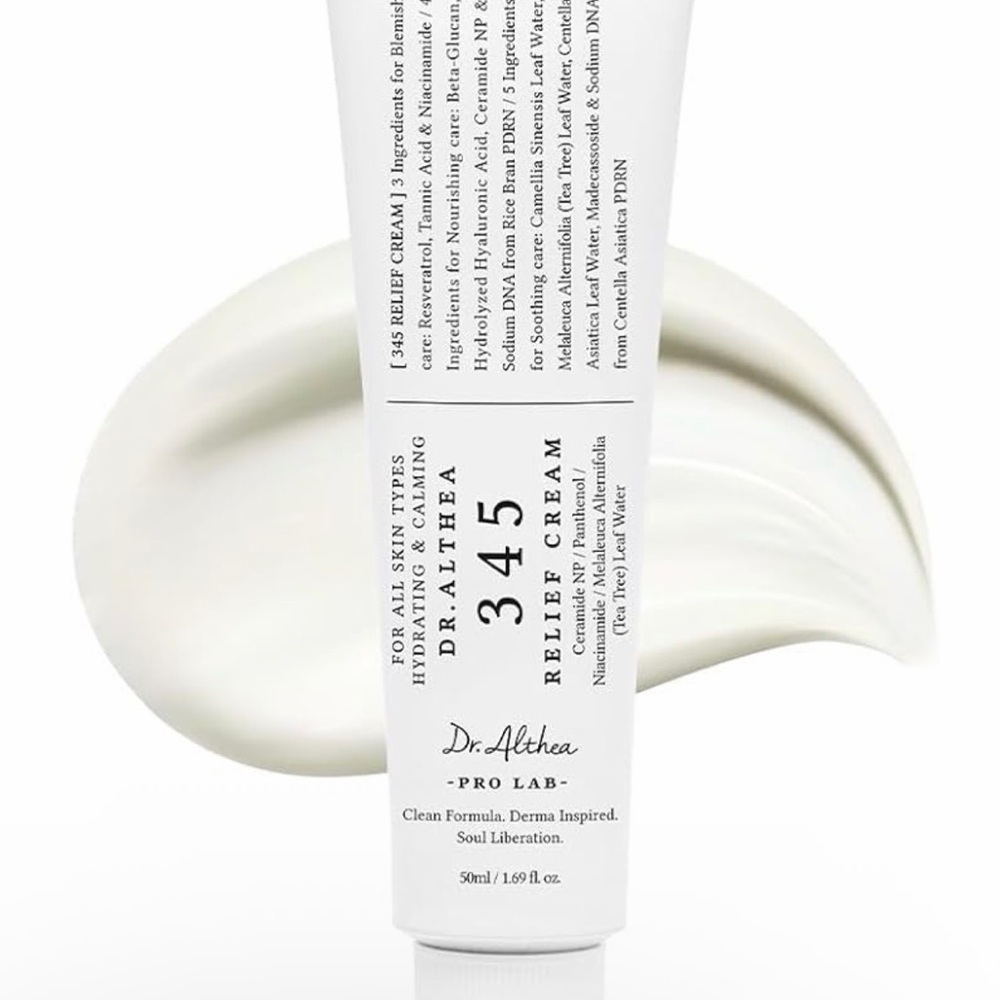 345 Relief Cream - White Hydrating Moisturizer for Women